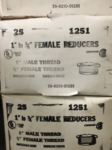 THOMAS AND BETTS 1251 - PACK OF 25 - FEMALE REDUCER, NEW