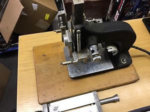Kingsley M-50 Hollywood Hot Stamping Machine With Extras .