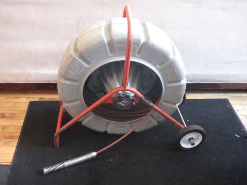 Ridgid Seesnake Standard Camera Reel 155&#039; Cable 512KHz Counter NO CAMERA HEAD