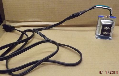 Transformer 120v input 16 volt 10 va output w/cord attached -  never used for sale