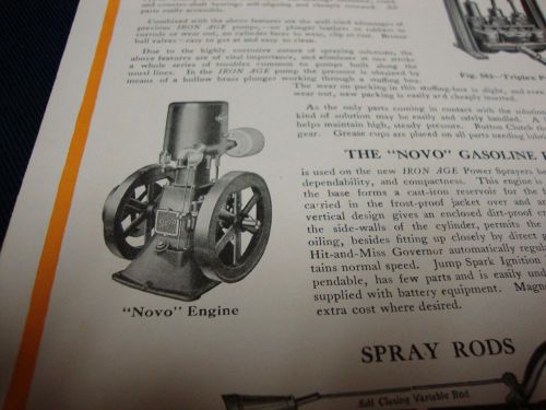 1910 Catalog supplement;&#034;NOVA&#034; gas engines orchard sprayer