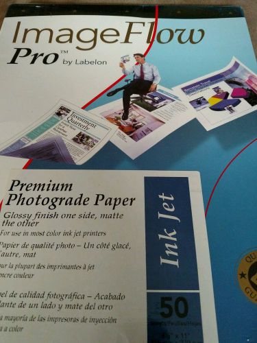 ImageFlow Pro by Labelon Ink Jet Premium Photograde Paper 50 sheets