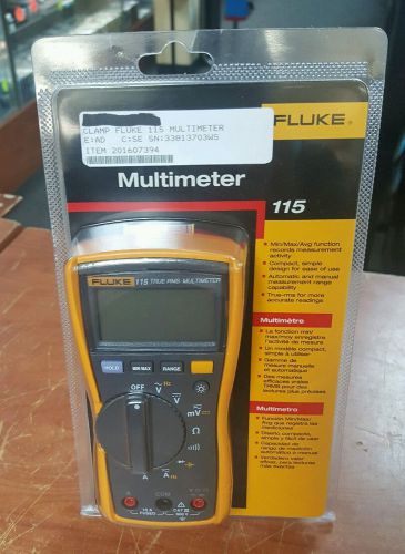 New! Fluke 115 True RMS Digital Multimeter
