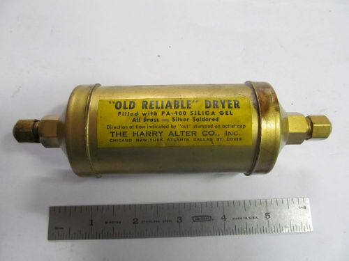 NEW VINTAGE HARRY ALTER &#034;OLD RELIABLE&#034; SILICA GEL AIR DRYER 1/4 FITTINGS