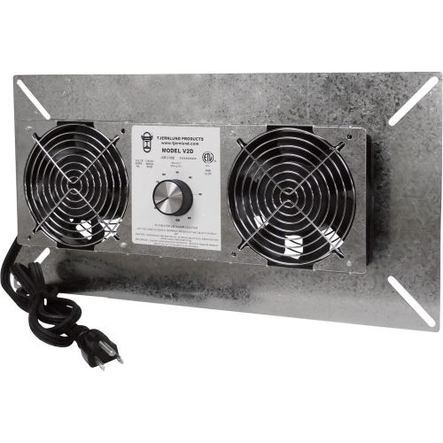 Tjernlund v2d underaire™ crawl space ventilator-deluxe two-fan 220 cfm for sale