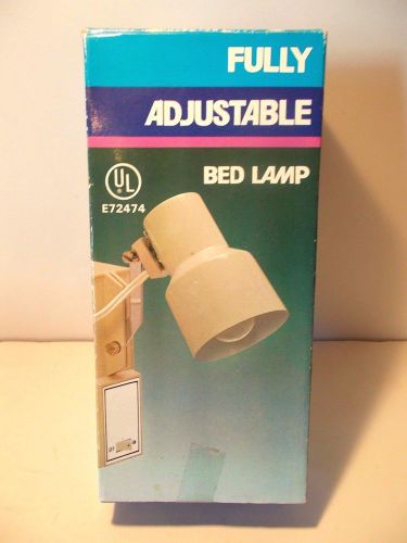 Bed Lamp Fully Adjustable Hospital Attach Handrails Beige Color On Off Switch