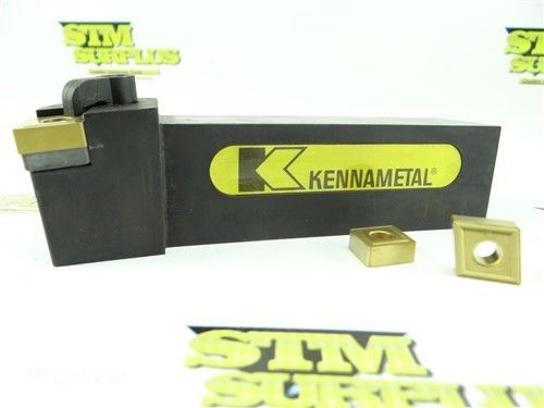 New kennametal indexable tool holder 1-1/2&#034; shank + 3 new inserts mclnr 245d for sale