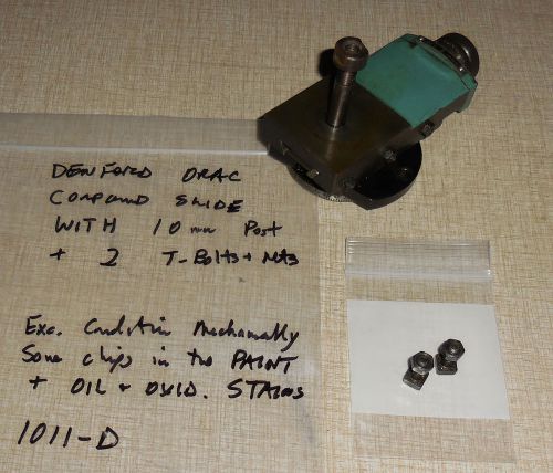 Denford orac cnc lathe compound slide with 10mm post   1011-d for sale
