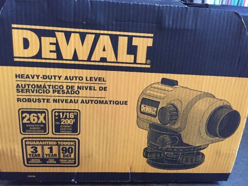 !REDUCED FROM $179.99! DeWalt Heavy Duty Auto Level DW096 BRAND NEW! Surveyor&#039;s