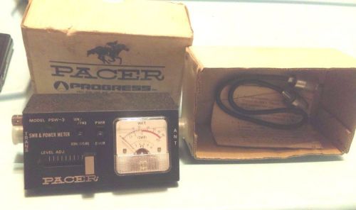 Vintage PACER PSW-3 SWR AND POWER METER