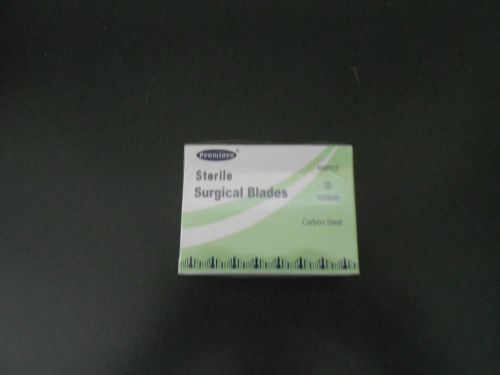 100 Scalpel Blades #10 Premiere Surgical Dental Sterile Carbon Steel