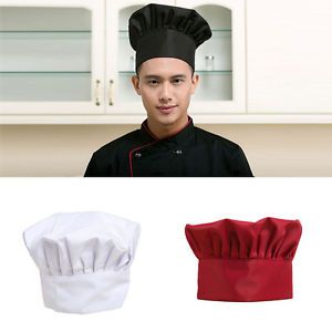 Tall White Chefs Baker Cook Chef Chef&#039;s Hat Fancy Dress Costume Accessory