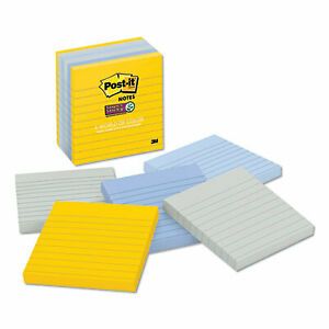 Pads in New York Colors Notes, 4 x 4, 90-Sheet, 6/Pack 6756SSNY 6756SSNY  - 1