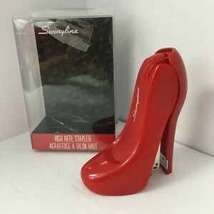 Swingline High Heel Stapler Red 3&#034; High Office Business Fashionista Desktop 2014