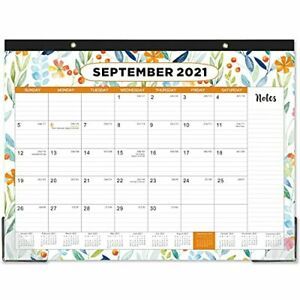 2021-2022 Desk Calendar - 18 Monthly Desk/Wall Calendar 2-in-1, 17&#034; x 12&#034;, Jan.