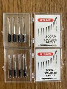 Set Of 2 Amram 300RP Standard Tagger Tagging Gun Replacement Needles-4 Packs (8)