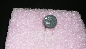 Lot of 3 Epcos NTC Thermistors 4.7 Ohm Size: 15x5mm Lead Pitch: 8mm