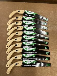 Lot (10) 13-Inch Notch Pruning Saw w/Wooden Handle