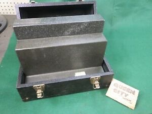 Rahn 12&#034;x9&#034; 3 step/angle granite inspection/surface plate with case
