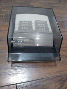 Retro Rolodex Petite S310 C Name Address Phone extra Card Desk File Box birthday