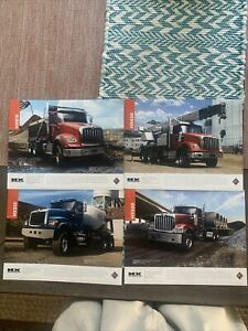 Lot/4 International Truck 2sided Sheets