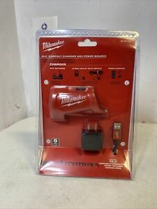 Milwaukee 48-59-1201 M12 Li-Ion Battery Charger and Power Source New