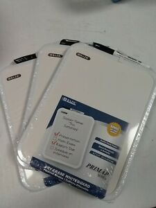 Bazic Dry Erase Board with Marker (3-pack)