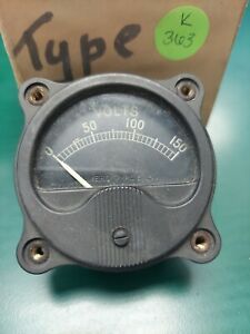 Vintage Aero Gauge - Volts type E-150 / 0 to 150) - K 363
