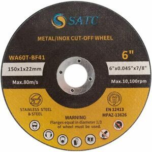 S SATC 25 PCS Cut Off Wheels 6 Inch Cutting Wheel 6&#034;x.040&#034;x7/8&#034; 6inch 25PCS