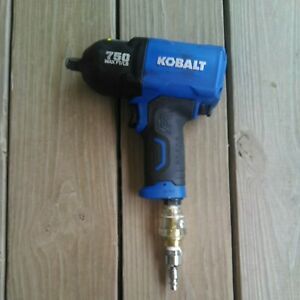 Kobalt SGY-AIR228 Impact 750 Max FT/LB 1/2 inch 750ft impact wrench VGUC used 5x