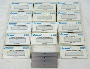 Personna No. 61-0072 4” Stripper Blades - (14) Boxes of 100 Each (1,400 Total)