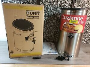 BUNN  Commercial Iced Tea Dispenser Oval with Solid Lid  4 Gallon Model TDO-4 A