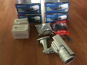 NEW Security Cameras, Transformers &amp; Cables Bundle Lot