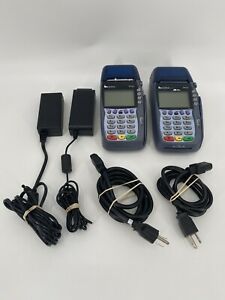 Verifone VX570 Omni 5750 Magnetic Strip Chip Credit Card Reader w/ Cords Lot 2