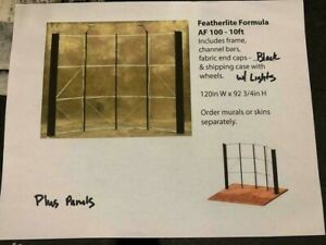 Featherlite  AF100 8&#034; x 10&#034; Display stand with panels and hard cases