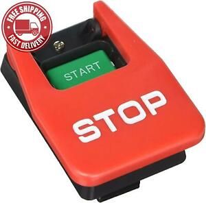 Big Horn 18806 Large Table Saw Push Button Switch with Emergency STOP Cover
