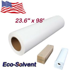 23.6&#034;x98 Roll White Color Eco-Solvent Printable Heat Transfer Vinyl DarkT-shirt