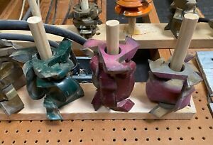Shaper knives, carbide, hi-speed steel.