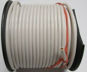 Coleman Cable 100 ft. 10 GA White Primary Wire