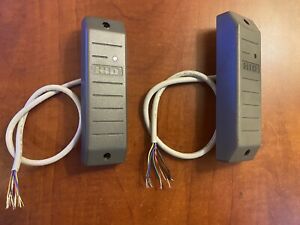 Pair Of HID MiniProx Point HID Proximity Card Reader-Gray TESTED