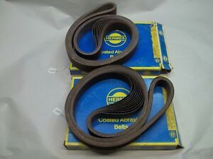 HERMES Coated Abrasive Belts 1-1/2&#034; x 72&#034; 80 Grit, Alum Oxide Cloth (20 ) Belts
