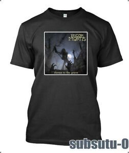 Rigor Mortis Slaves To The Grave Thrash Heavy Metal American Band T-shirt S-2XL