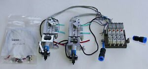 Small Miniture Robotic Arms 2 SMC Festo Air Actuated !!