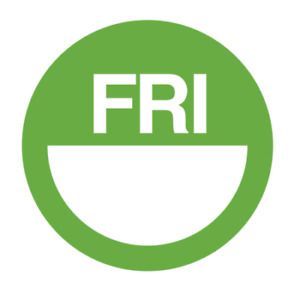 NEV&#039;S DDOT-F3W Dissolvable DaySpots - Friday 3&#034; circle White w/Green