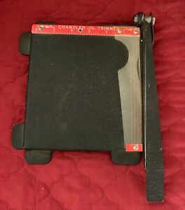 Chandler Vintage Steel Paper Cutter 6&#034; by 7&#034;