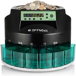 Coin Sorter Counter Machine Electric Automatic LED Digital Counting All US Coins