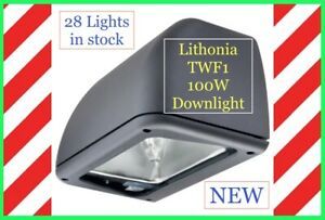 Lithonia TWF1 100M TB LPI Outdoor Wall Mount Downlight NEW 100 Watt down light