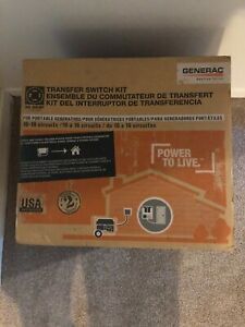 GENERAC MODEL 6295 MANUAL TRANSFER SWITCH L14-30 10- 16 CIRCUITS BRAND NEW!!!