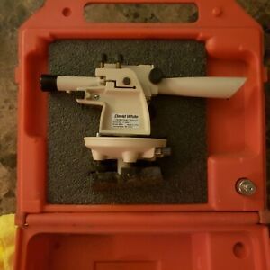 David White LT6-900 8834 Meridian Transit Level In Case &amp; Plumb Bob