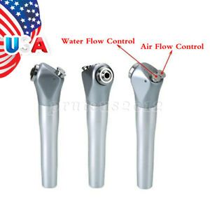 Dental 3 Way Air Water Spray Triple Syringe Handpiece w/ 2 Nozzles Tips Tubes